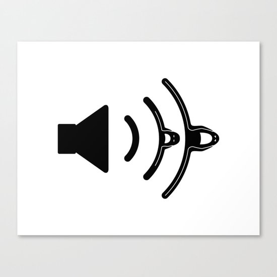 No Noise Canvas Print