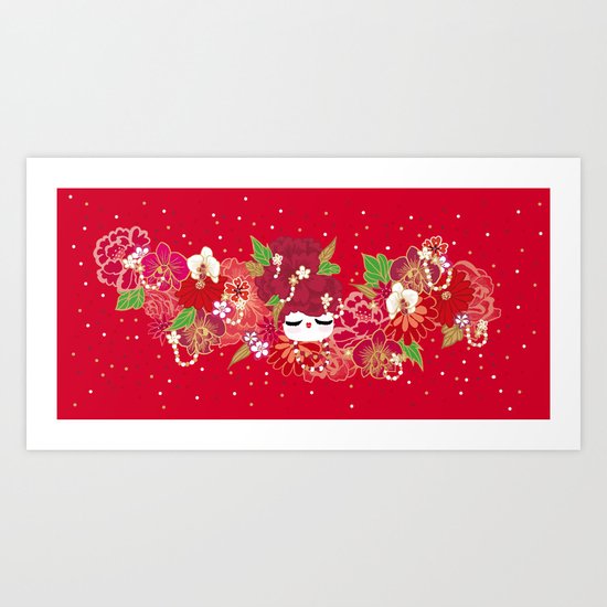 Kokeshina - Automne / Fall Art Print