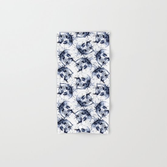 Skull Pattern Hand & Bath Towel