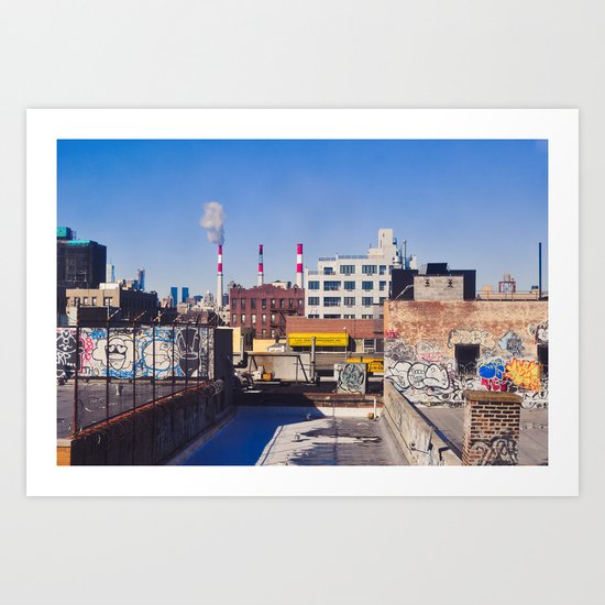 Long Island City Skyline Art Print