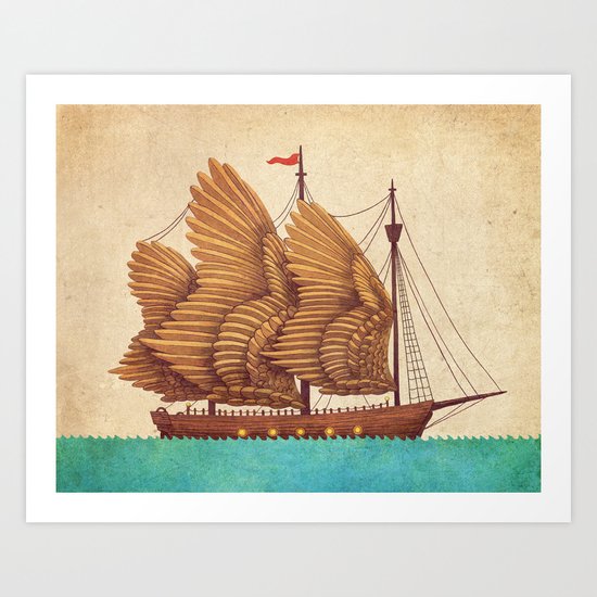 Winged Odyssey Art Print