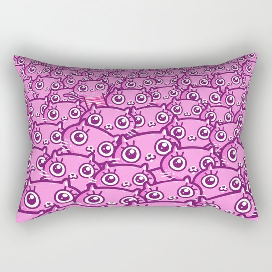 Crazy Cat Lady Dreams Rectangular Pillow