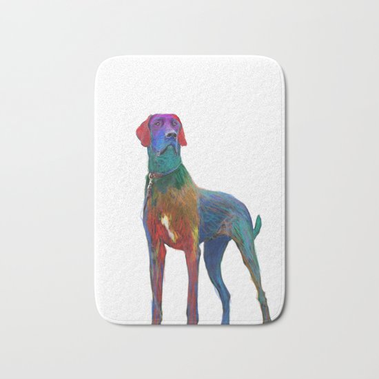 Great Dane Uncropped Bath Mat