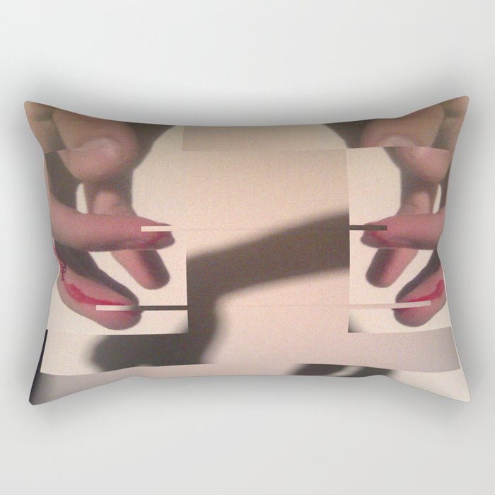 "Bleedin' Fingers" Rectangular Pillow