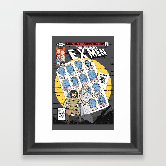 Game of Future Past Framed Art Print