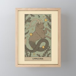 Capricorn Framed Mini Art Print