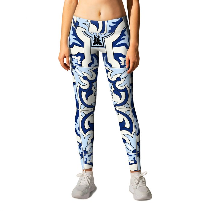 Azulejo Tiles #2 Leggings