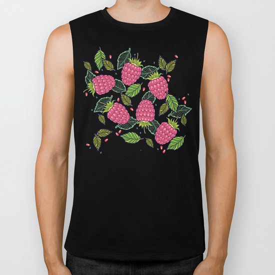 Juicy raspberries Biker Tank