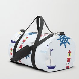 Summer Nautical Modern Collection Duffle Bag