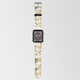 Chinese Dragon – Gold Apple Watch Band