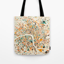 London Mosaic Map #4 Tote Bag