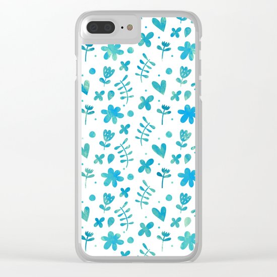 Colorful Lovely Pattern IX Clear iPhone Case