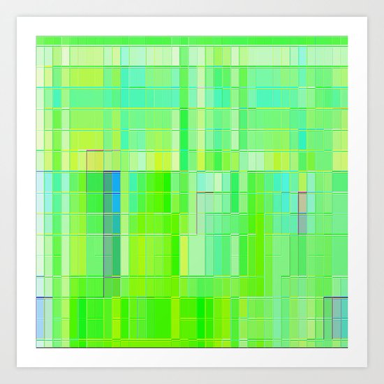 Re-Created CornerStone3.24.14 by Robert S. Lee Art Print