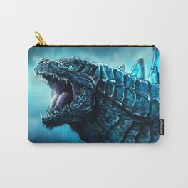 The King of Monsters - Godzilla Carry-All Pouch | Digital, Monster Drawing, King Of Monster, Drawing, Creature Drawing, Painting, Monster Art, Godzilla Painting, Monster Painting, Godzilla 