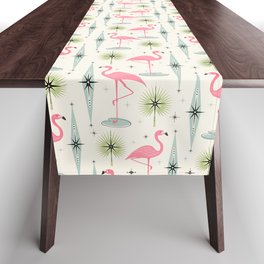 Atomic Flamingo Oasis - Larger Scale ©studioxtine Table Runner