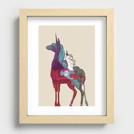 The Last Unicorn Recessed Framed Print