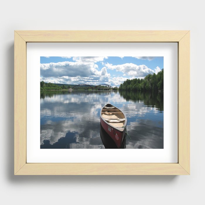 Canoe Recessed Framed Print