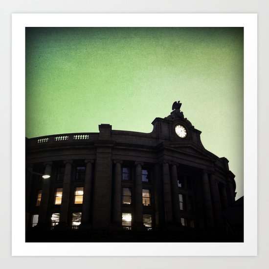 Boston South Station Art Print
