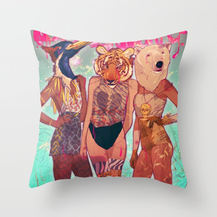 Die Young Throw Pillow