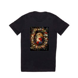 Peter Paul Rubens – The Virgin and Child in a Garland of Flower T Shirt