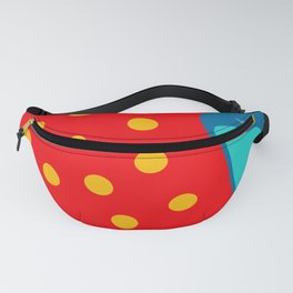 Red Fish illustration for kids Fanny Pack
