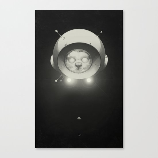 Space Kitty Canvas Print