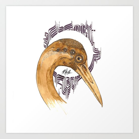 SAINT AIRONE Art Print