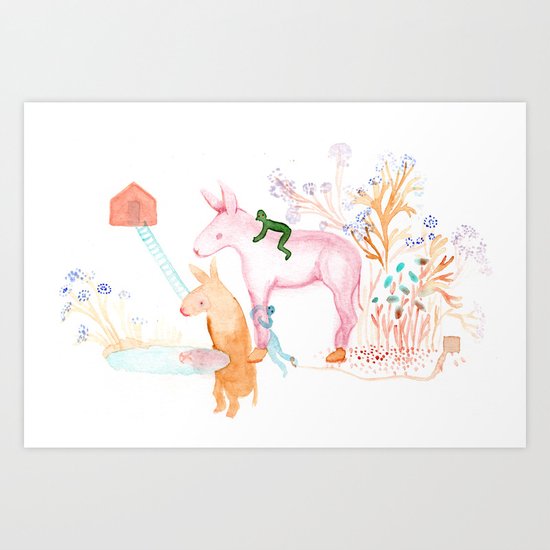 April Dream Art Print