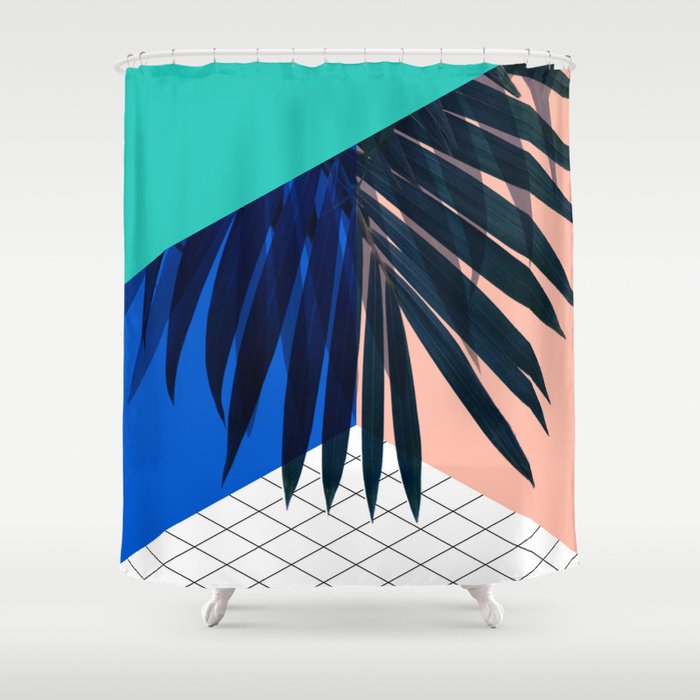 Eclectic Geometry Shower Curtain