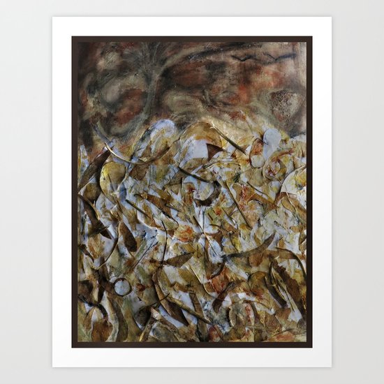Under my feet Art Print