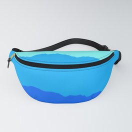 Minimal Mountain Range Outdoor Abstract Fanny Pack