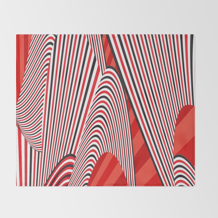 Abstract Pattern 11 Throw Blanket By Pucipuci