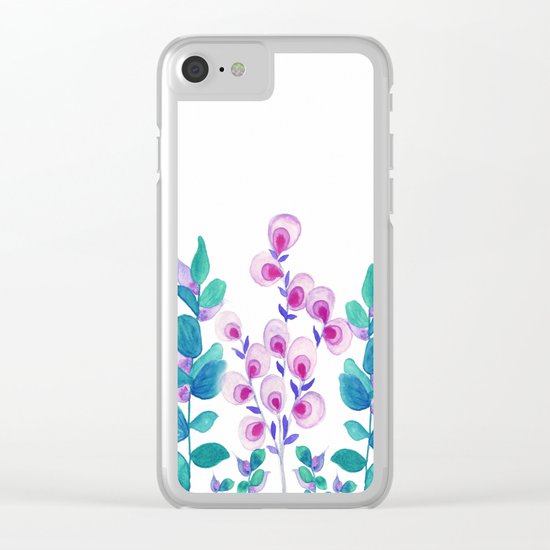 Pink Lady Clear iPhone Case
