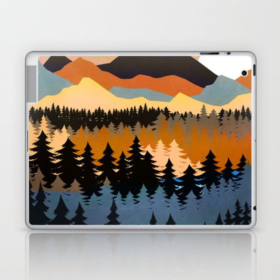Colors of a Mountain View Laptop & iPad Skin