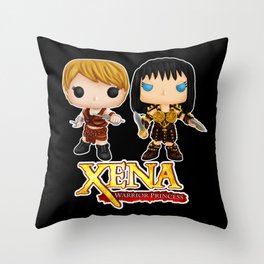 Xena and Gabrielle Throw Pillow