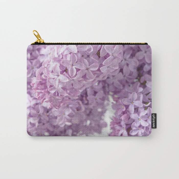 Spring Lilacs 1 - Purple Lilac Flowers Photo Carry-All Pouch