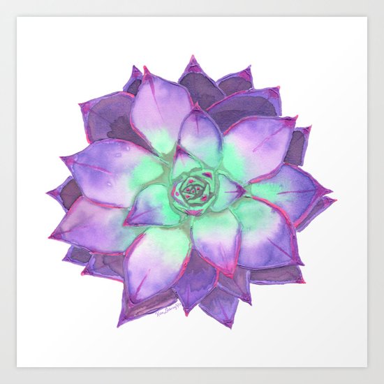 Sovereign Succulent Art Print