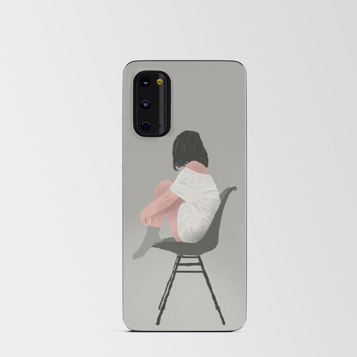 Lonely girl Android Card Case