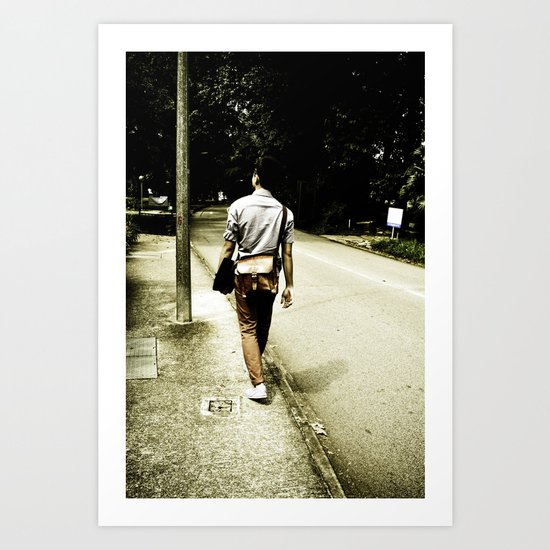 His and Her Journey Art Print