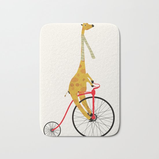 the high wheeler Bath Mat