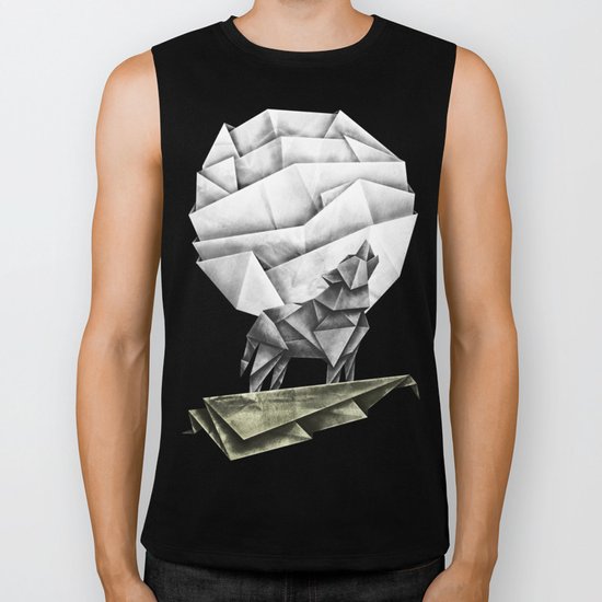 Wolfpaper Biker Tank