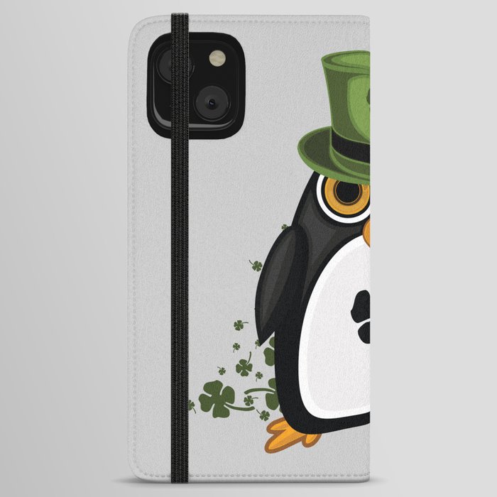 Saint Patrick's Penguin iPhone Wallet Case