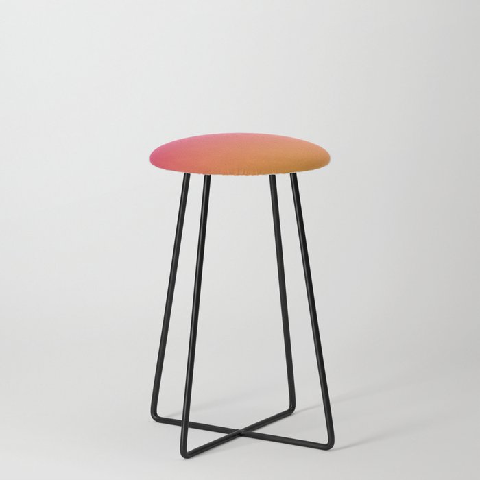 Ombre | Color Gradients | Gradient | Two Tone | Pink | Orange | Counter Stool