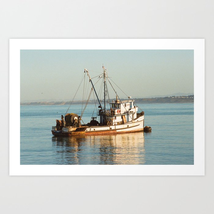 Monterey Bay California | Boat on Film Art Print