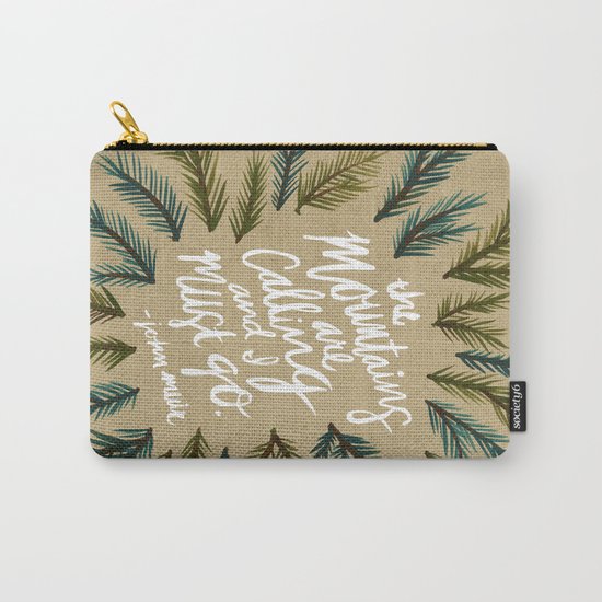 Mountains Calling – Kraft Carry-All Pouch