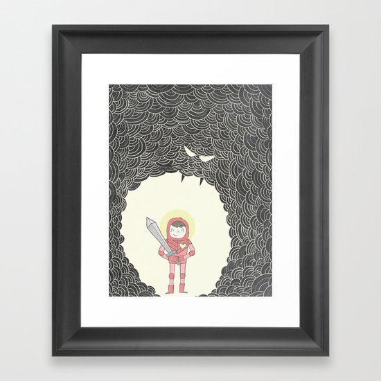Strong Warrior Framed Art Print