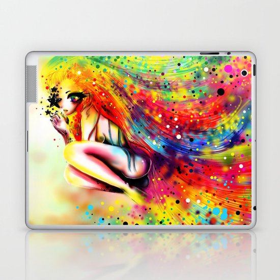 SHE IS RAINBOW Laptop & iPad Skin
