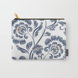 Blue flowers Carry-All Pouch | Graphicdesign, Ornament, Pattron, Plant, Flower, Garden 