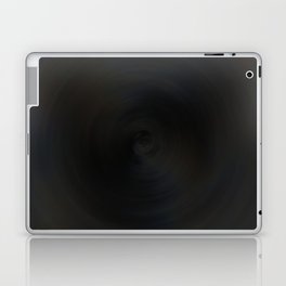 Abstract monochrome whirl Laptop Skin