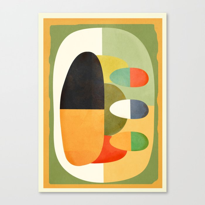 Modern Abstract Geometric Art 26 Canvas Print